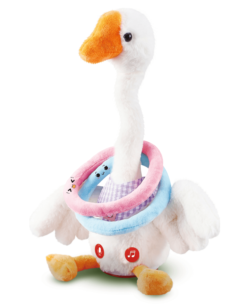 Boppy - Talking Dancing Goose Plush Toy - White
