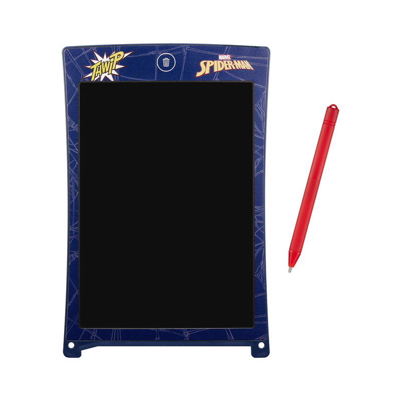 فولكانو - لوحة كتابة LCD بتصميم سبايدرمان مع قلم - أحمر/أزرق - 8.5 بوصة