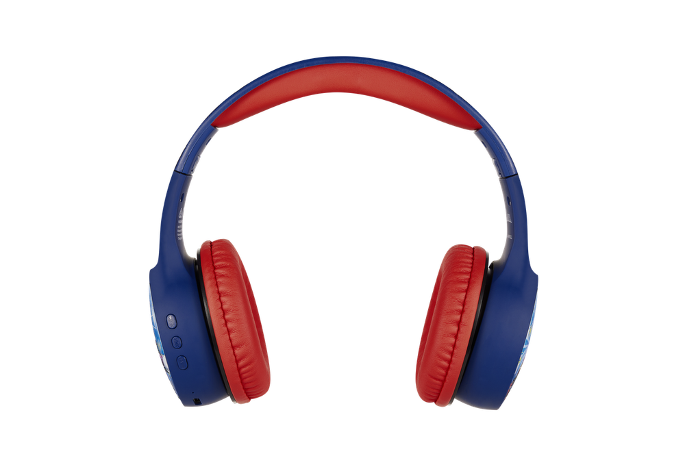 Volkano - Spider-Man Bluetooth Padded Headphones - Blue/Red