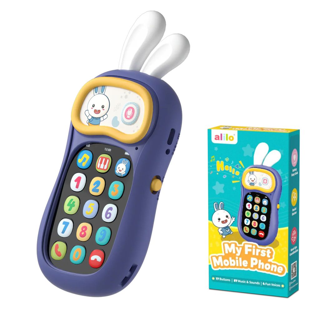 Alilo - My First Mobile Phone Musical Toy - Blue