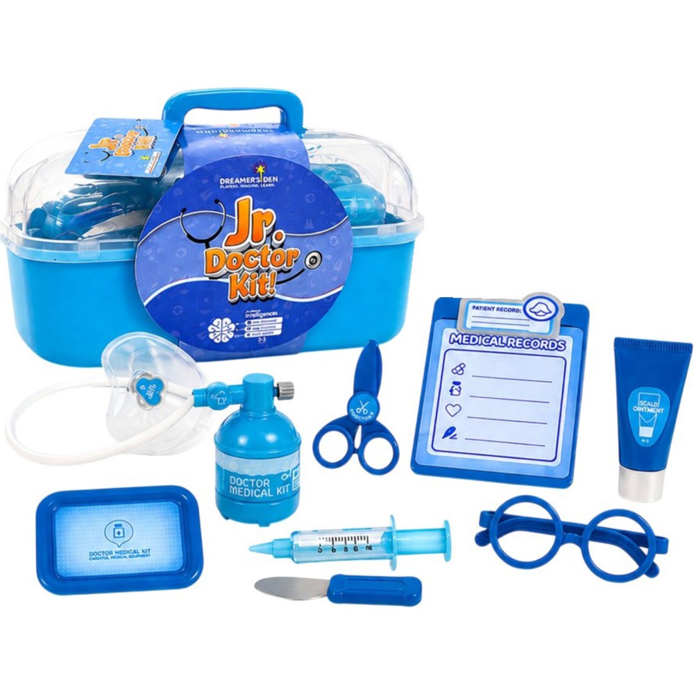 Jr. Doctor Kit - Medical Playset With Carry Case - 9 Pc Set
