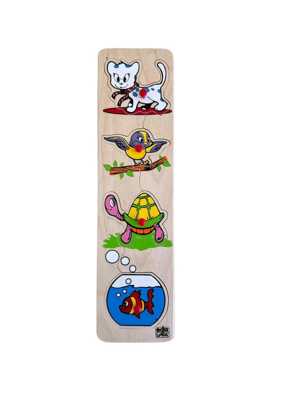 Buy Edu Fun - My Pets Inset Strip Puzzle - 5 Pcs in UAE | Mumzworld