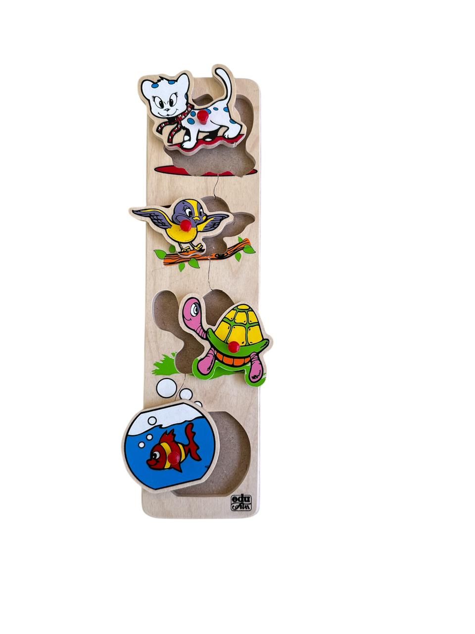 Buy Edu Fun - My Pets Inset Strip Puzzle - 5 Pcs in UAE | Mumzworld