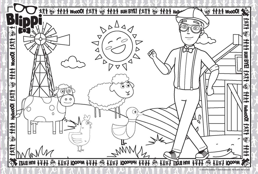 Blippi Giant Activity Pad
