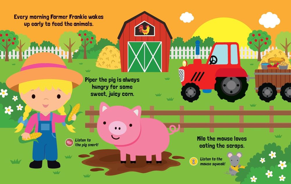 10 button Sound Book On The Farm