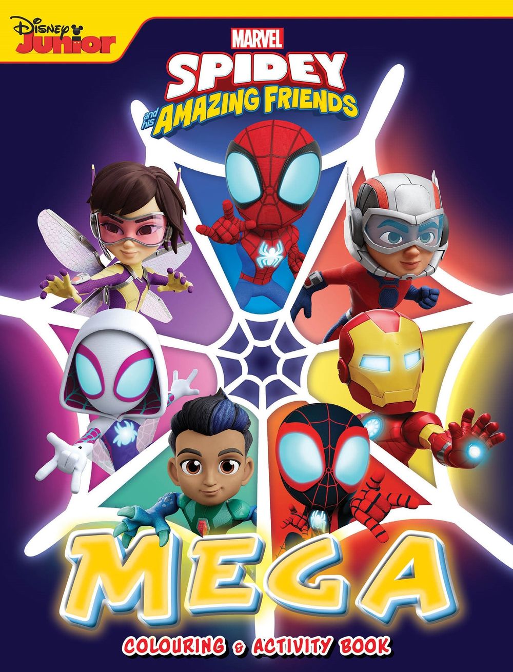 Spidey And His Amazing Friends Mega Colouring Book