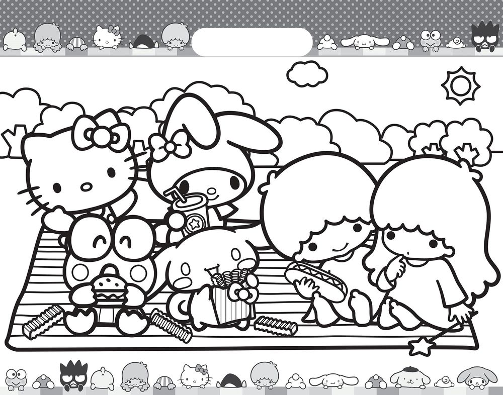 Hello Kitty And Friends Giant Activity Pad