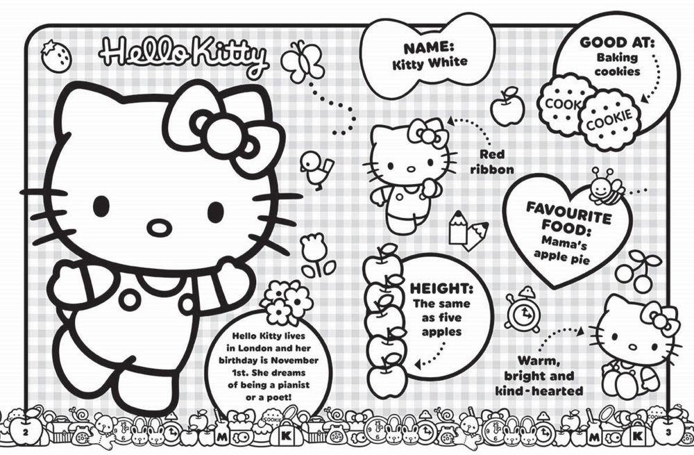 Hello Kitty And Friends Mega Colouring Book
