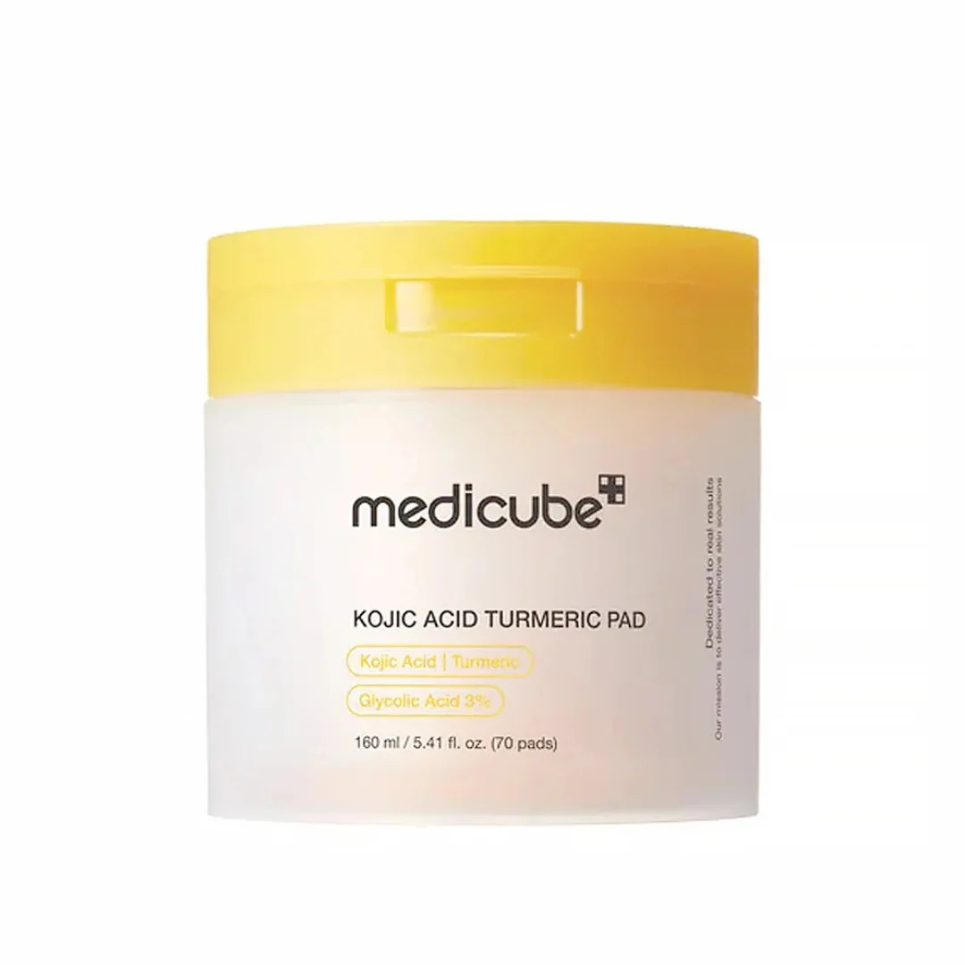 Medicube - Toner Pads Kojic Acid Turmeric Clarifying Toner Pad - 70 Pc Set