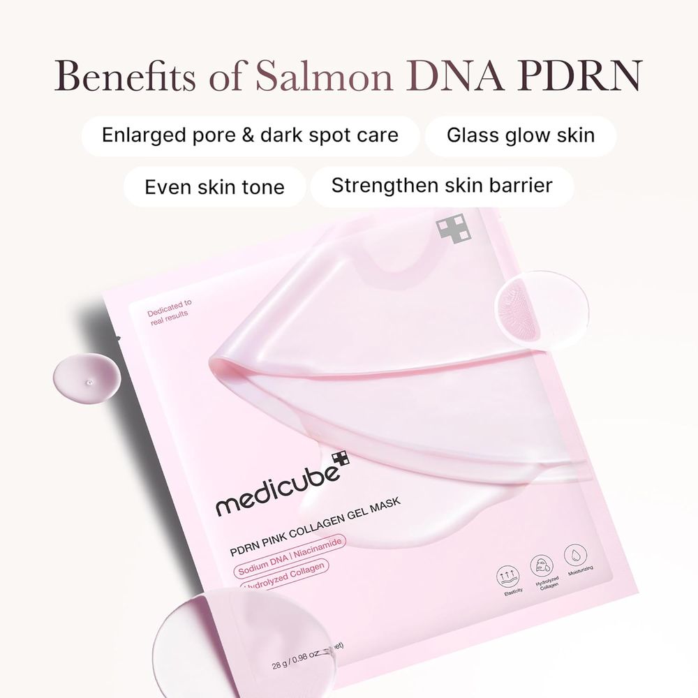 Medicube - PDRN Pink Collagen Gel Mask - 28 gm