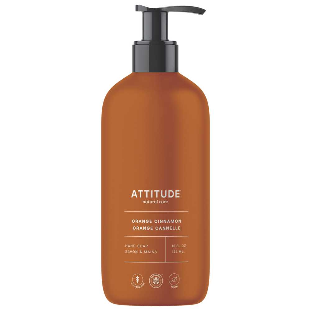 Attitude - Limited Edition Hand Soap - Orange & Cinammon - 473 ml