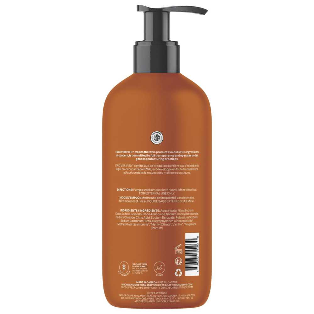 Attitude - Limited Edition Hand Soap - Orange & Cinammon - 473 ml