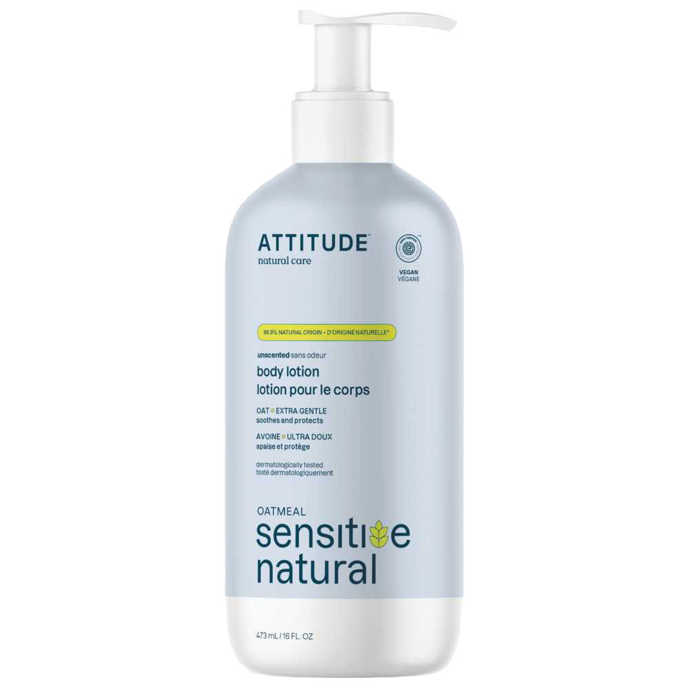 Attitude - Sensitive Skin Body Lotion - Fragrance Free - 473 ml