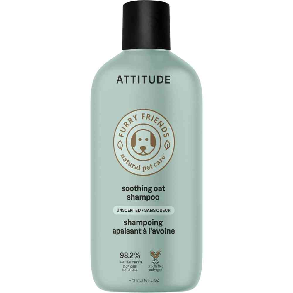 Attitude Furry Friends Soothing Oat Shampoo - Unscented - 473 ml