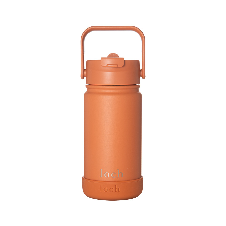 Loch - Monochrome Water Bottle - Amber Orange - 420 ml