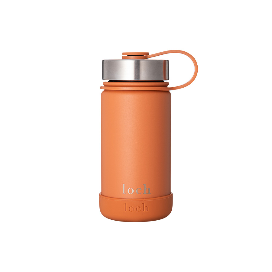 Loch - Monochrome Water Bottle - Amber Orange - 420 ml