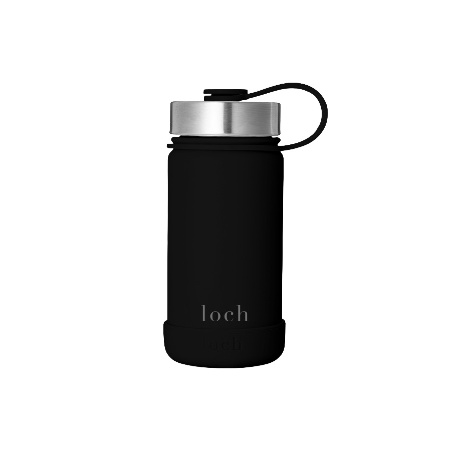 Loch - Monochrome Water Bottle - Black - 420 ml