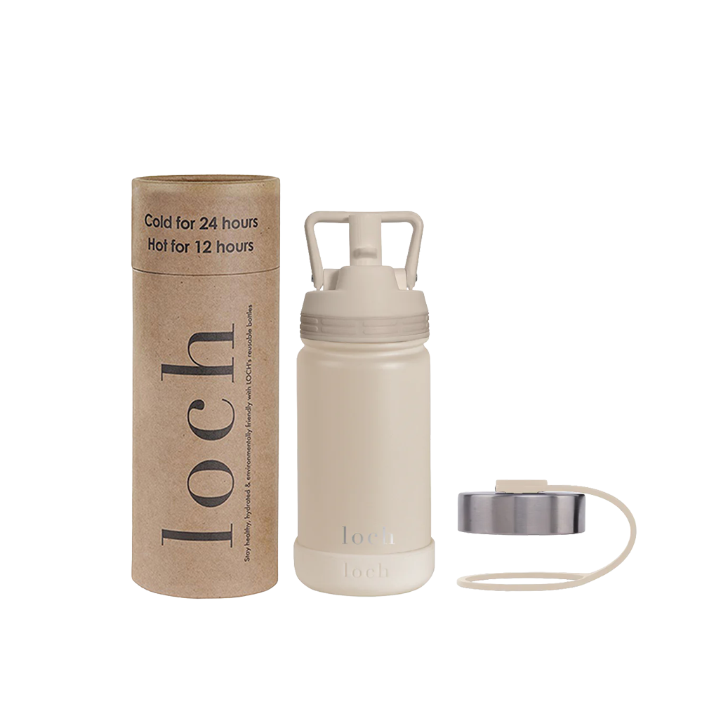 Loch - Monochrome Water Bottle - Clay Beige - 420 ml