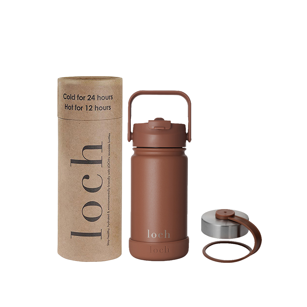 Loch - Monochrome Water Bottle - Desert Sand - 420 ml
