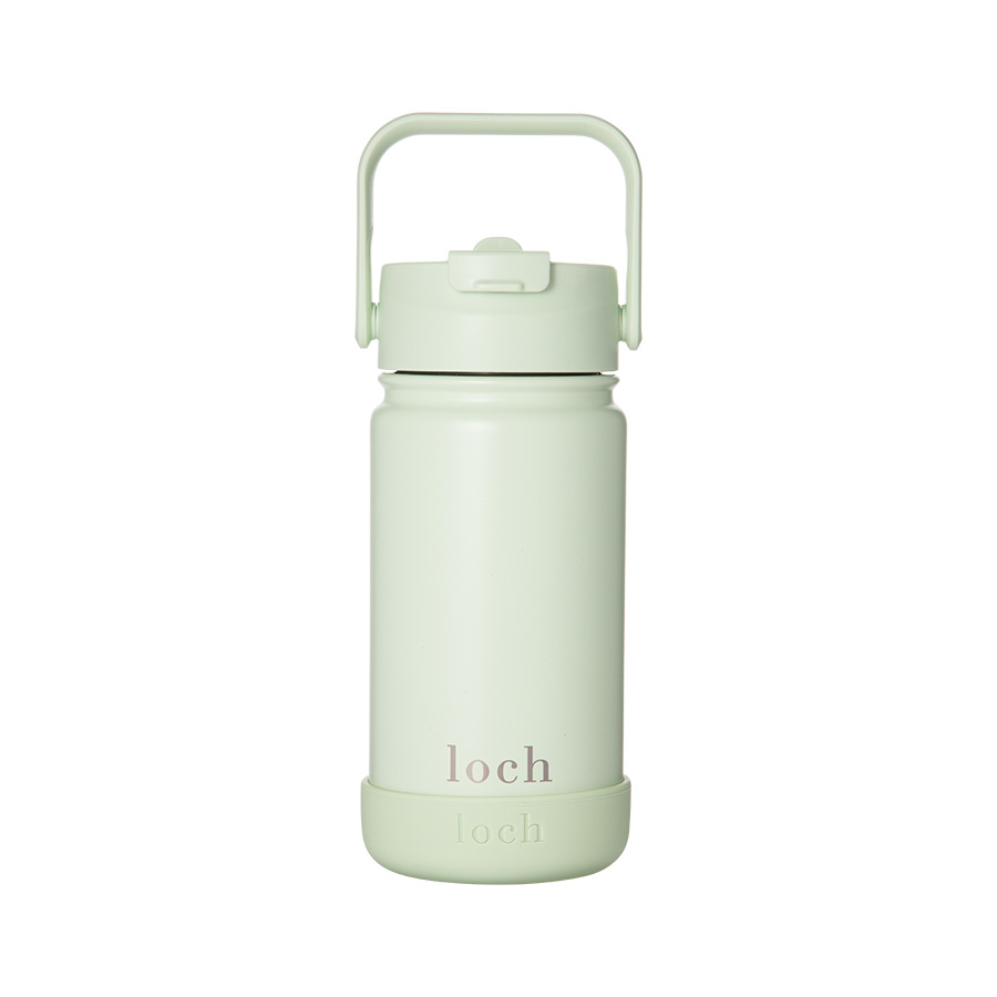 Loch - Monochrome Water Bottle - Matcha Mint - 420 ml