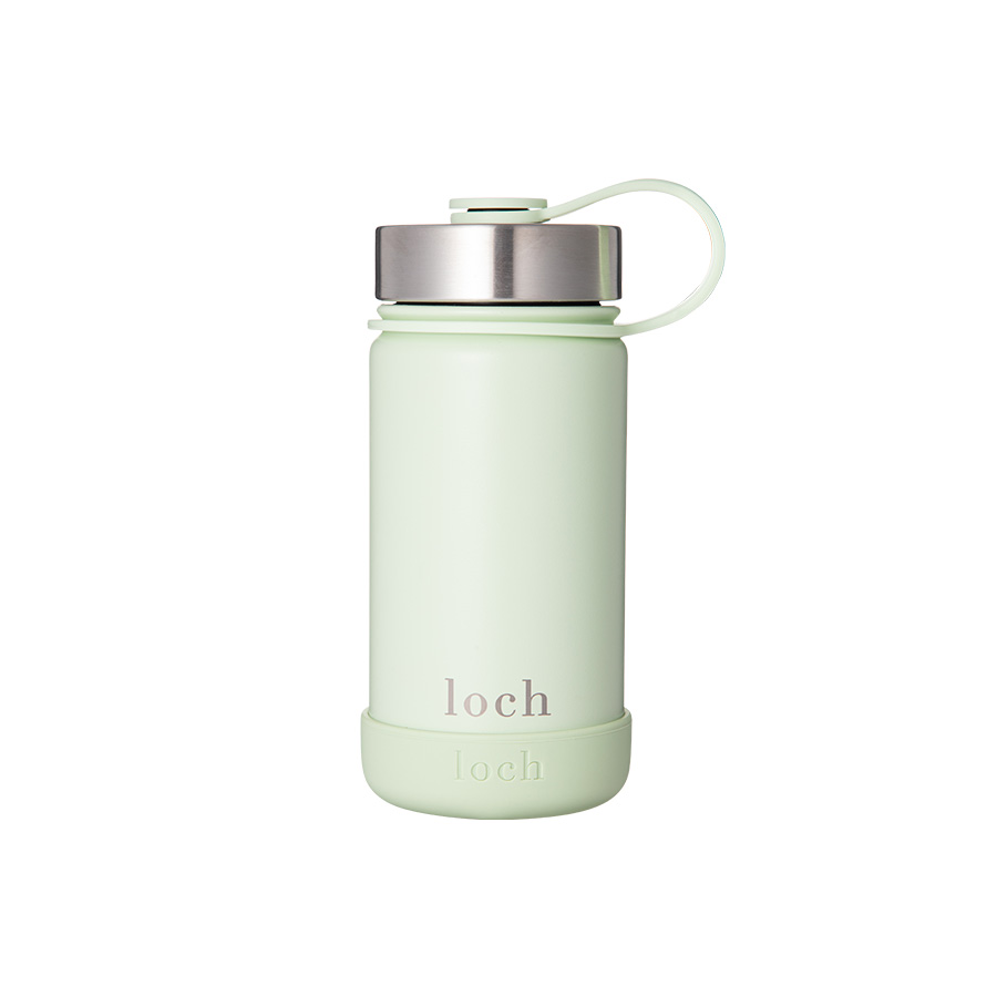 Loch - Monochrome Water Bottle - Matcha Mint - 420 ml