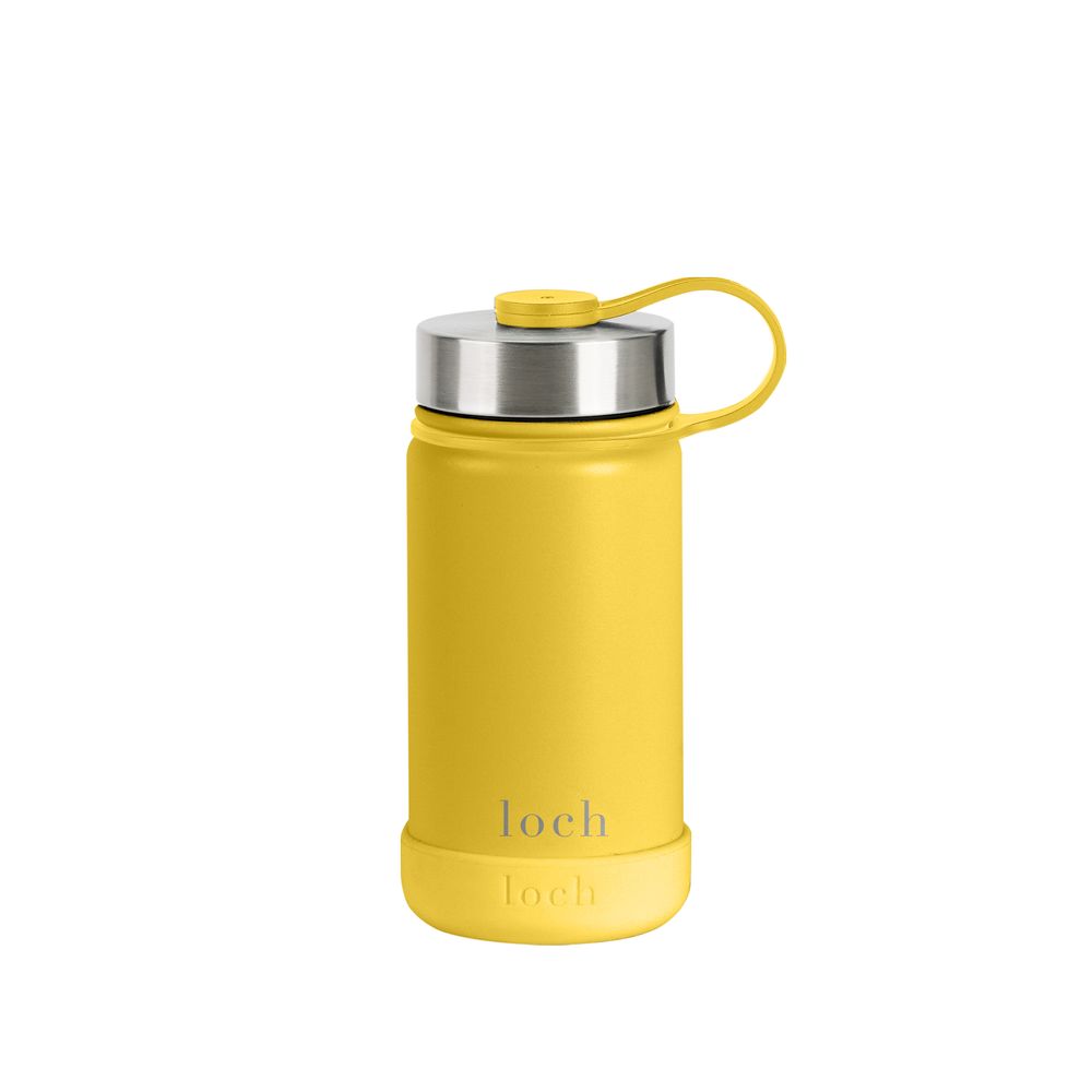 Loch - Monochrome Water Bottle - Sunrise Yellow - 420 ml
