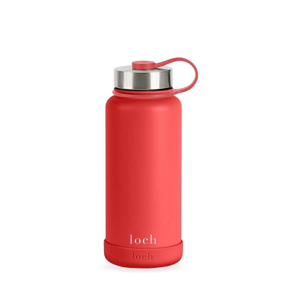 Loch - Monochrome Water Bottle - Fire Red - 900 ml