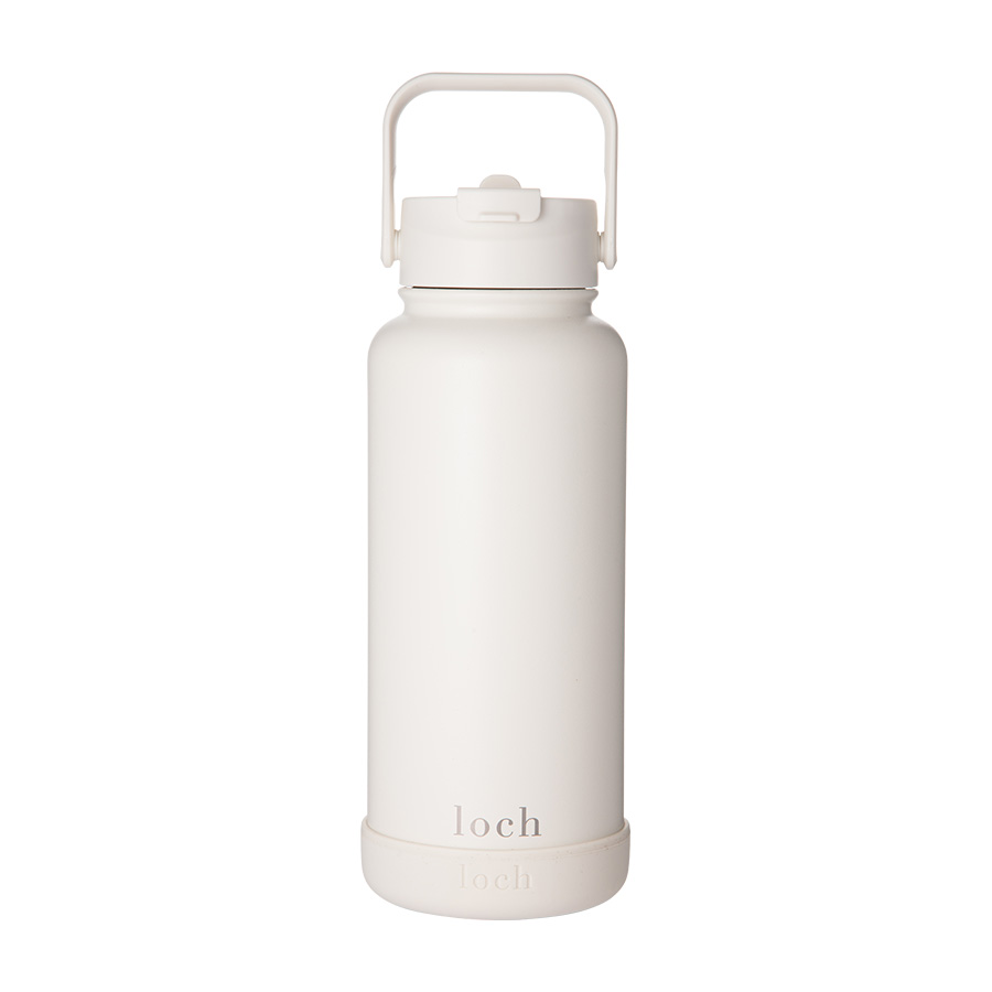 Loch - Monochrome Water Bottle - Ivory Cream - 900 ml