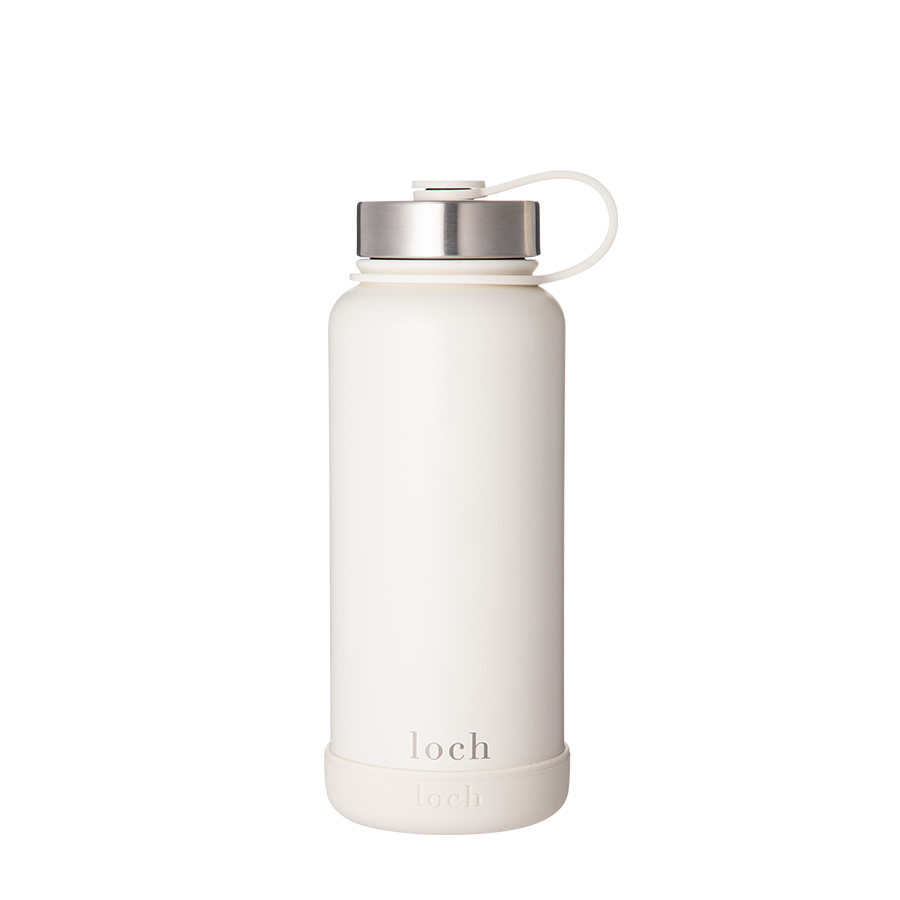 Loch - Monochrome Water Bottle - Ivory Cream - 900 ml