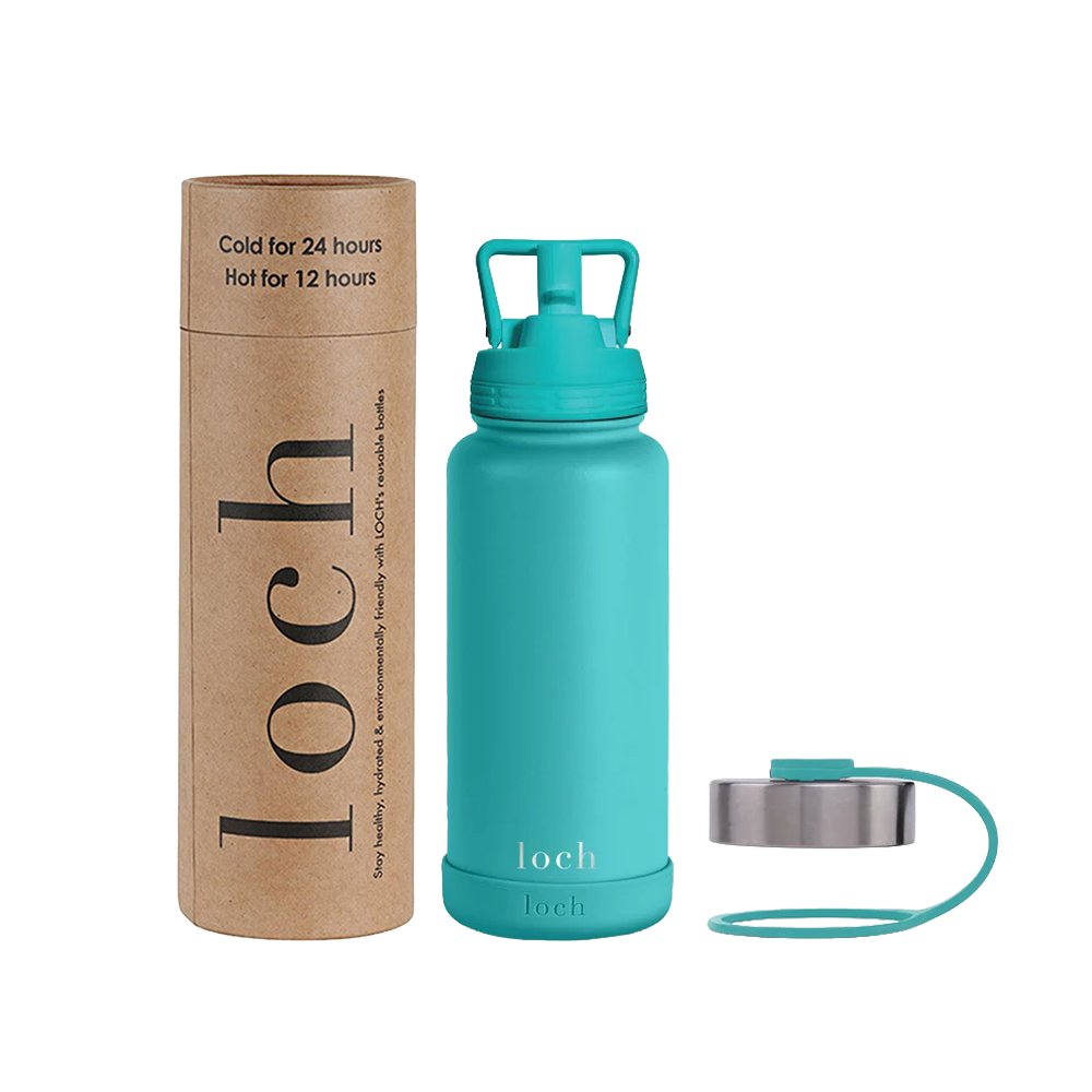 Loch - Monochrome Water Bottle - Pure Blue - 900 ml