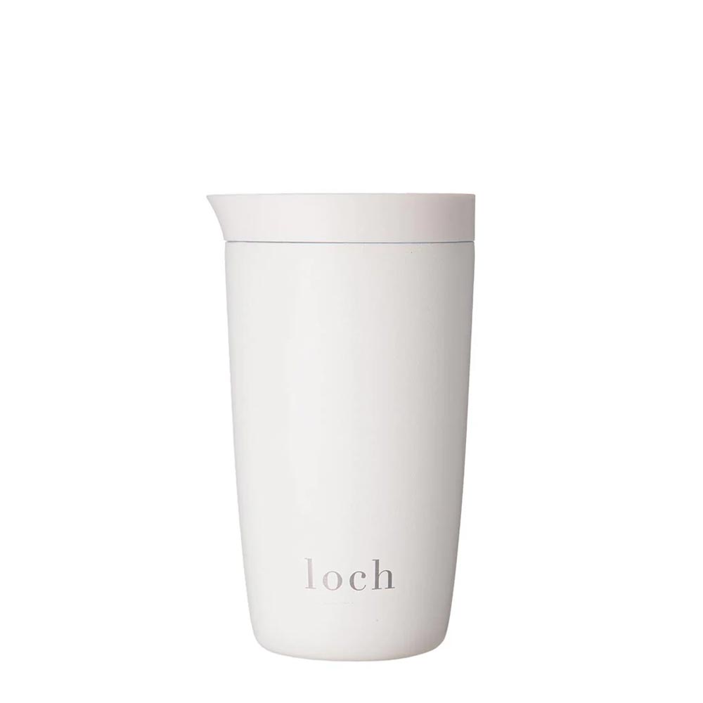 Loch - Push Button Mug Without Handle - Ivory Cream - 360 ml