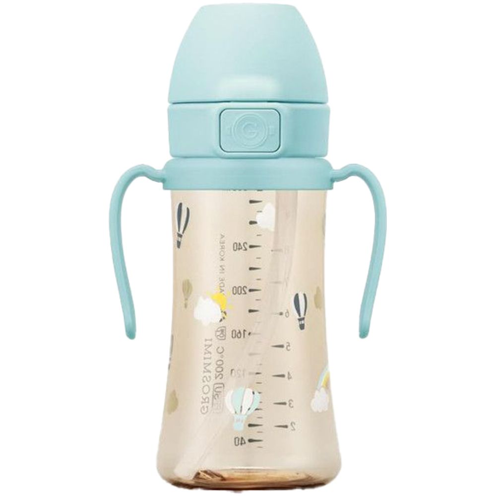 Grosmimi - Flip Top Spill Proof Sippy Cup - Air Balloon