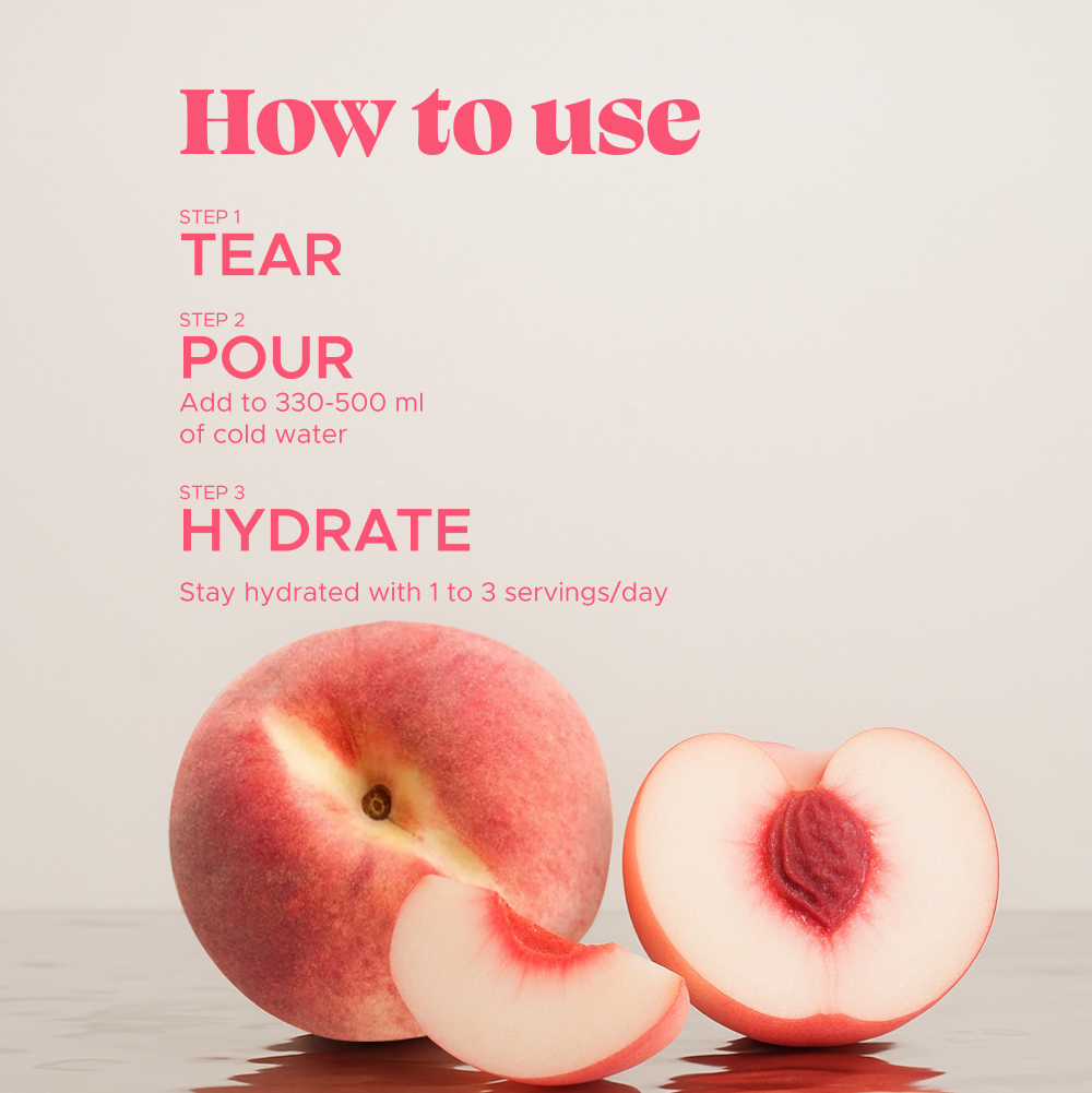 Oneshot - Electrolyte Hydration Sticks - Peach Paradise - 14 Sticks