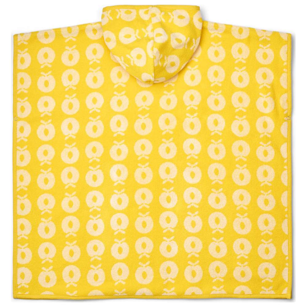 Smafolk - Apple Print Poncho Towel - Yellow