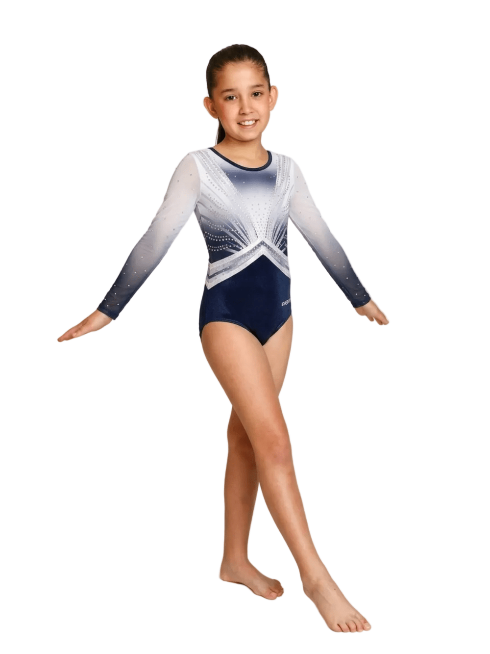 Onesports - Girl's Gymnastics Leotard - Regal - Navy