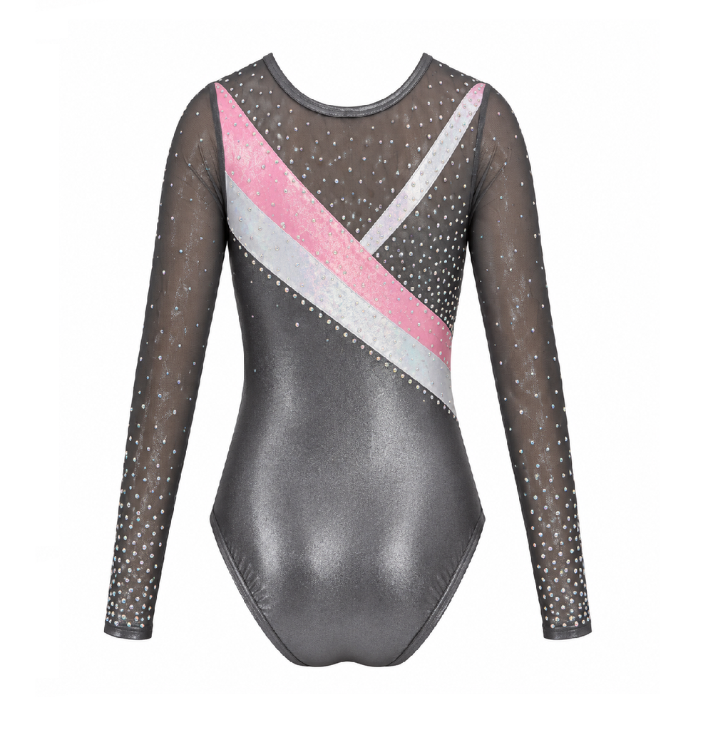 OneSports - Leotard Whisper - Grey/Pink