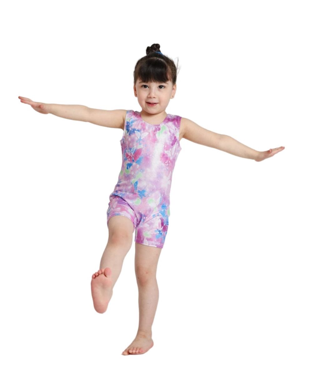 OneSports Girl's Unitard Magnolia Gymnastics Suit - Pink