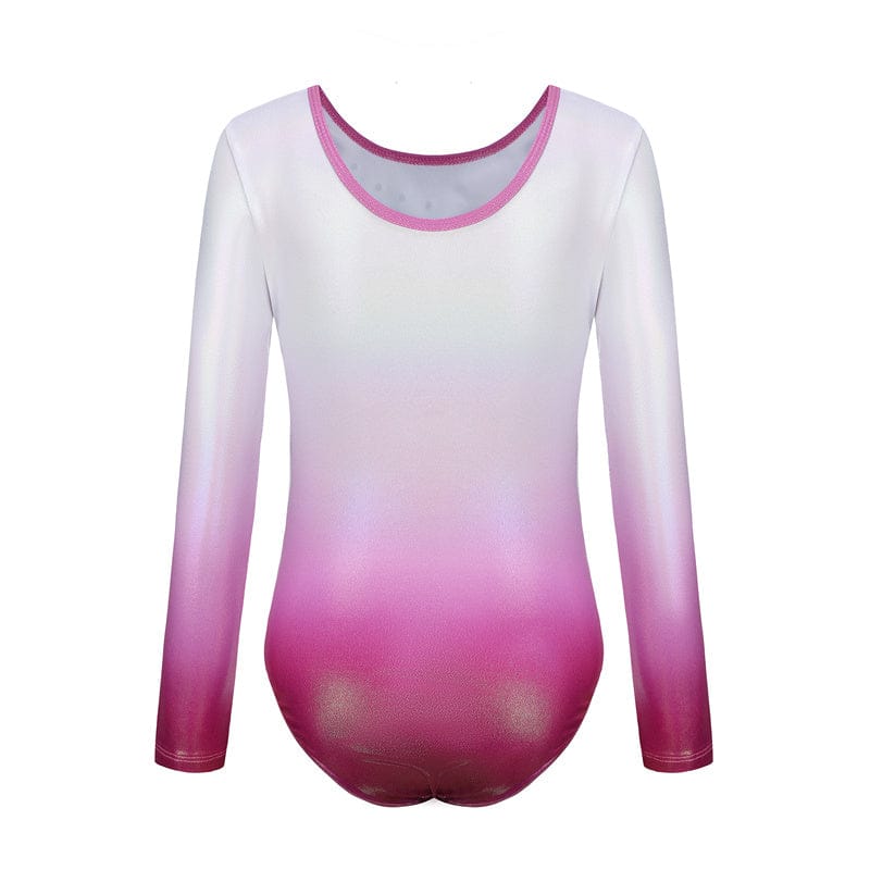 Onesports 3pc-Set - Girl's Zyra Gymnastics Leotard, Shorts & Scrunchie - Magenta