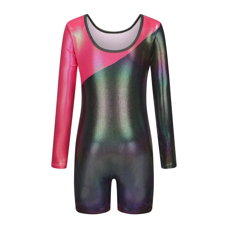 Onesports Girl's Fluxa Long Sleeves Gymnastics Unitard - Multicolor