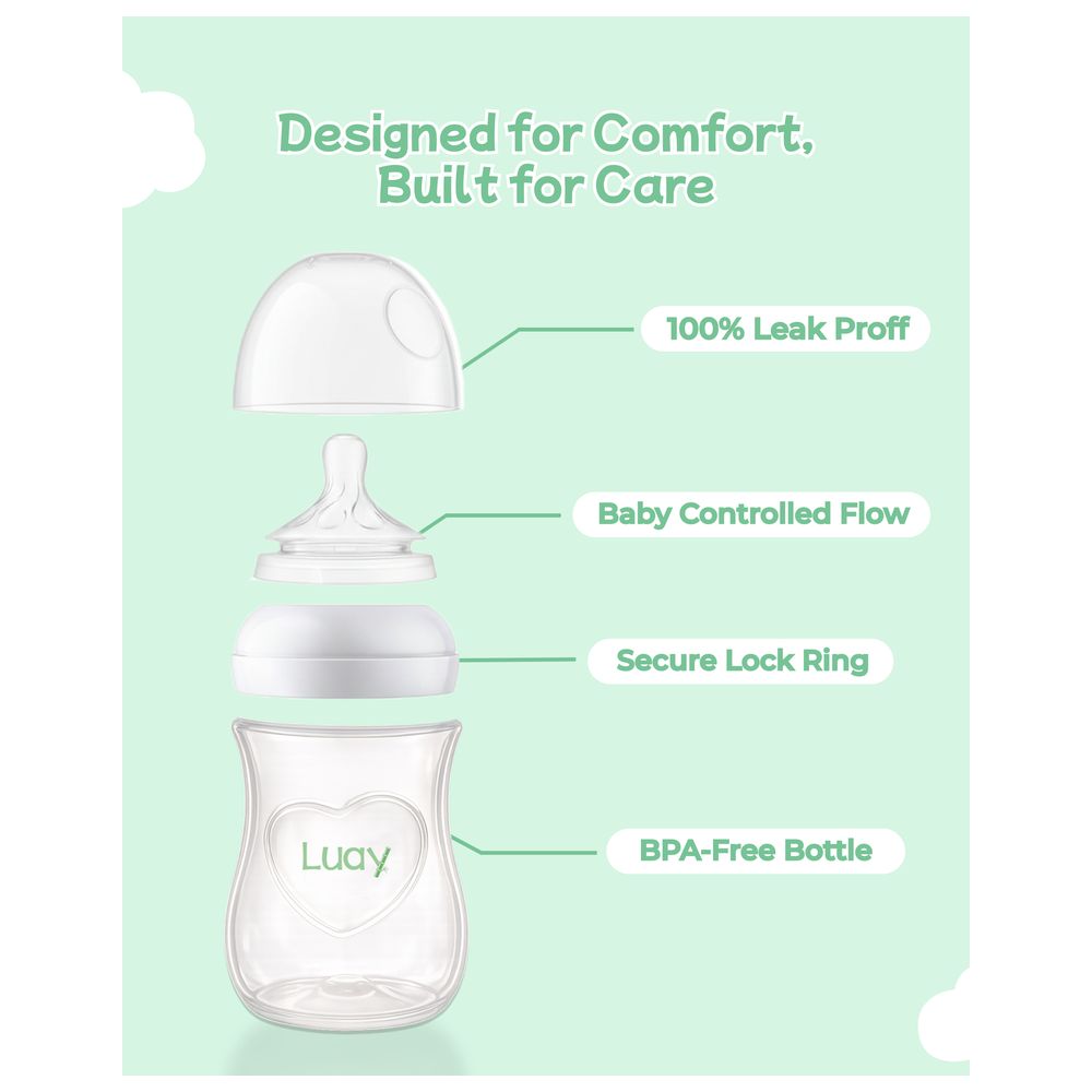 Luay - Baby Anti-Colic Plastic Feeding Bottle