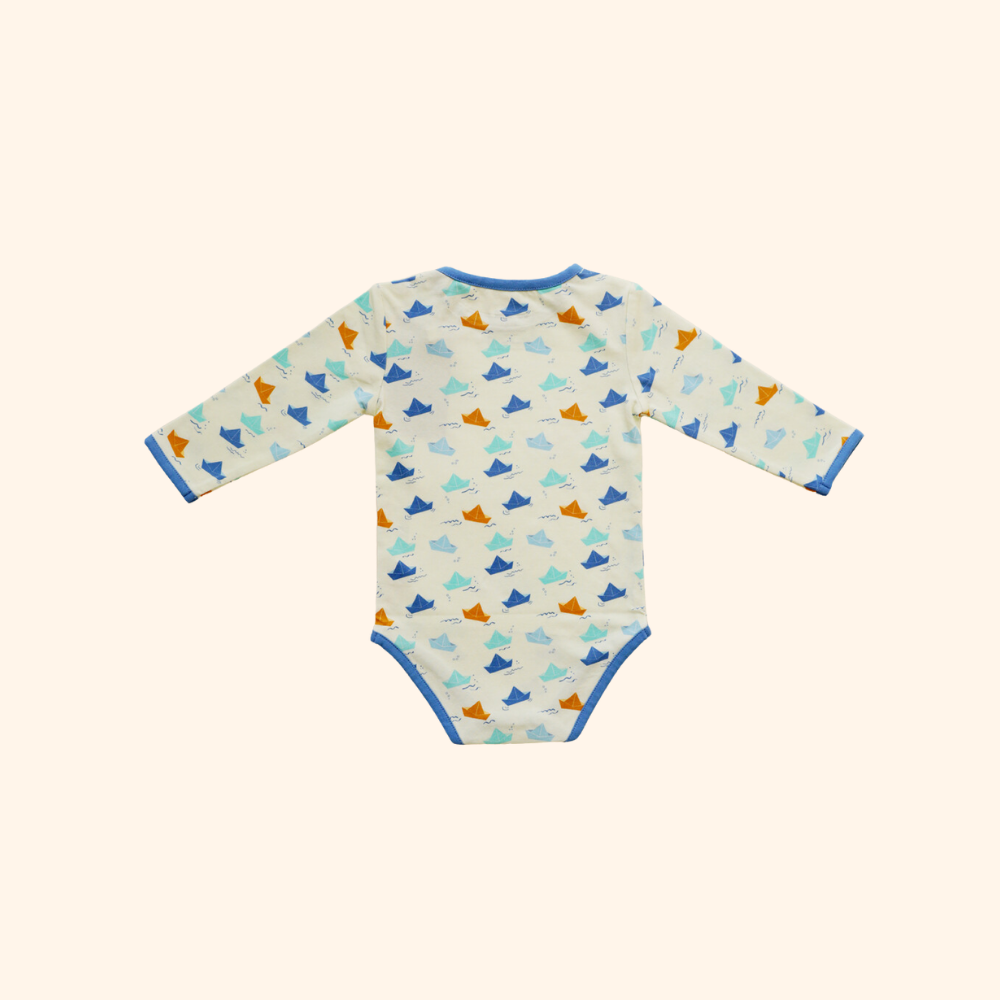 Ola Otter Paper Boat Full Sleeve Bodysuit