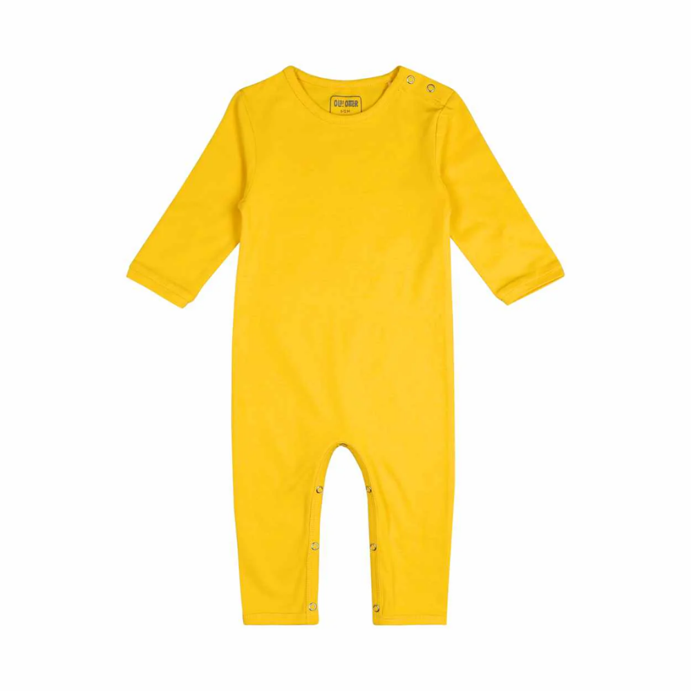 Ola Otter Sleepsuit Without Footsie Dandelion - Yellow