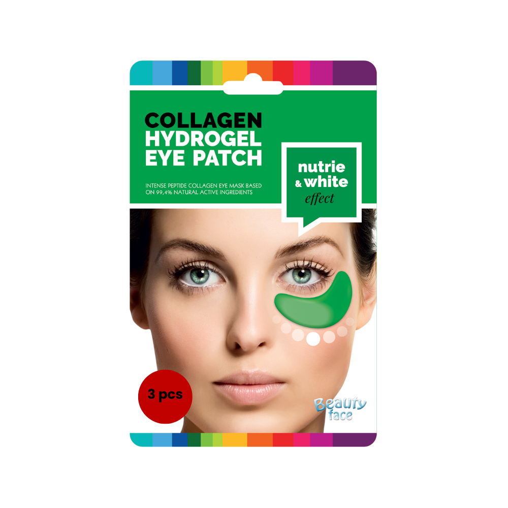 Beauty Face - Collagen Hydrogel Eye Patch Nutri And White Effect - 3 Pcs