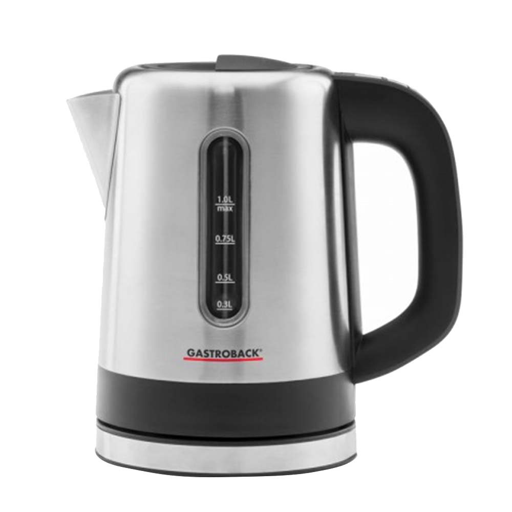 Gastroback Design Mini Water Kettle - Silver - 1 L