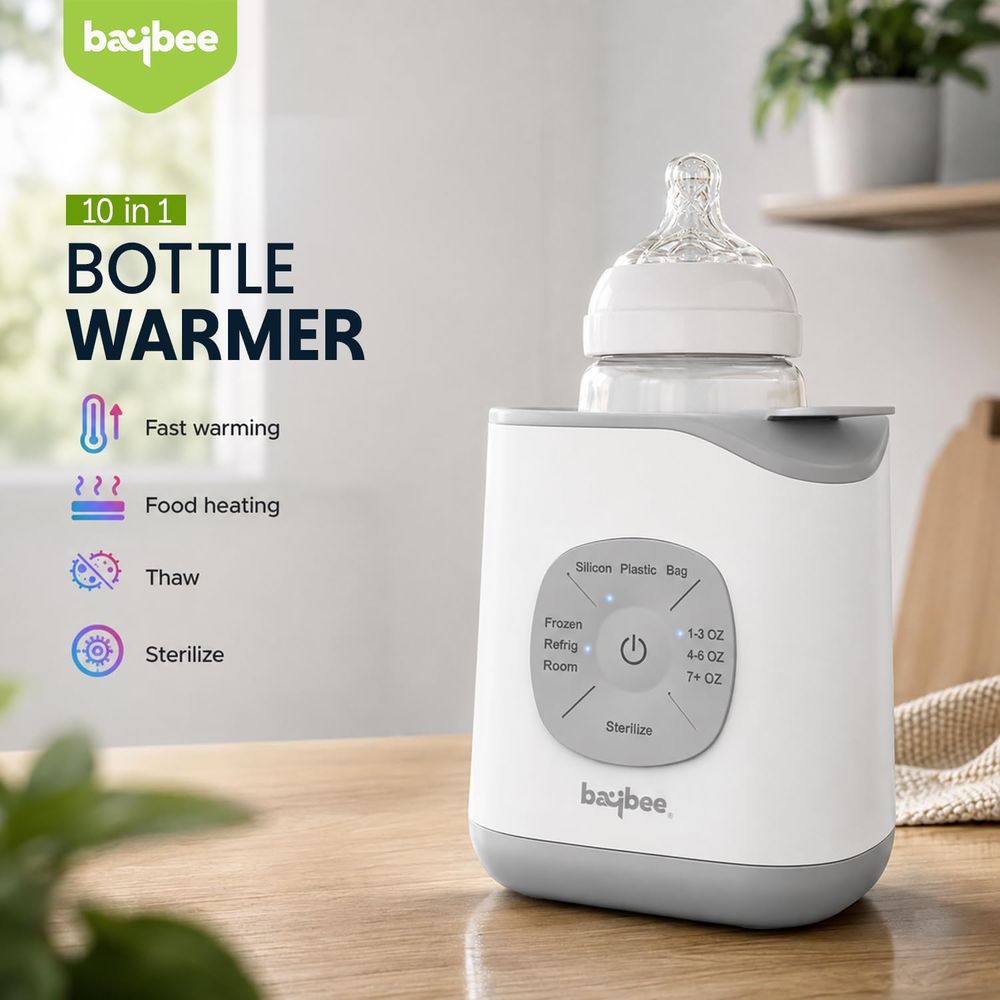 Baybee - 10-in-1 Puresteam Pro Baby Bottle Warmer - White