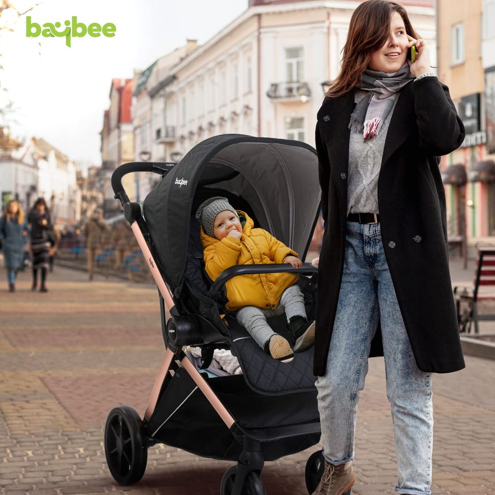 Baybee - 3-in-1 Convertible Baby Pram Stroller with Car Seat