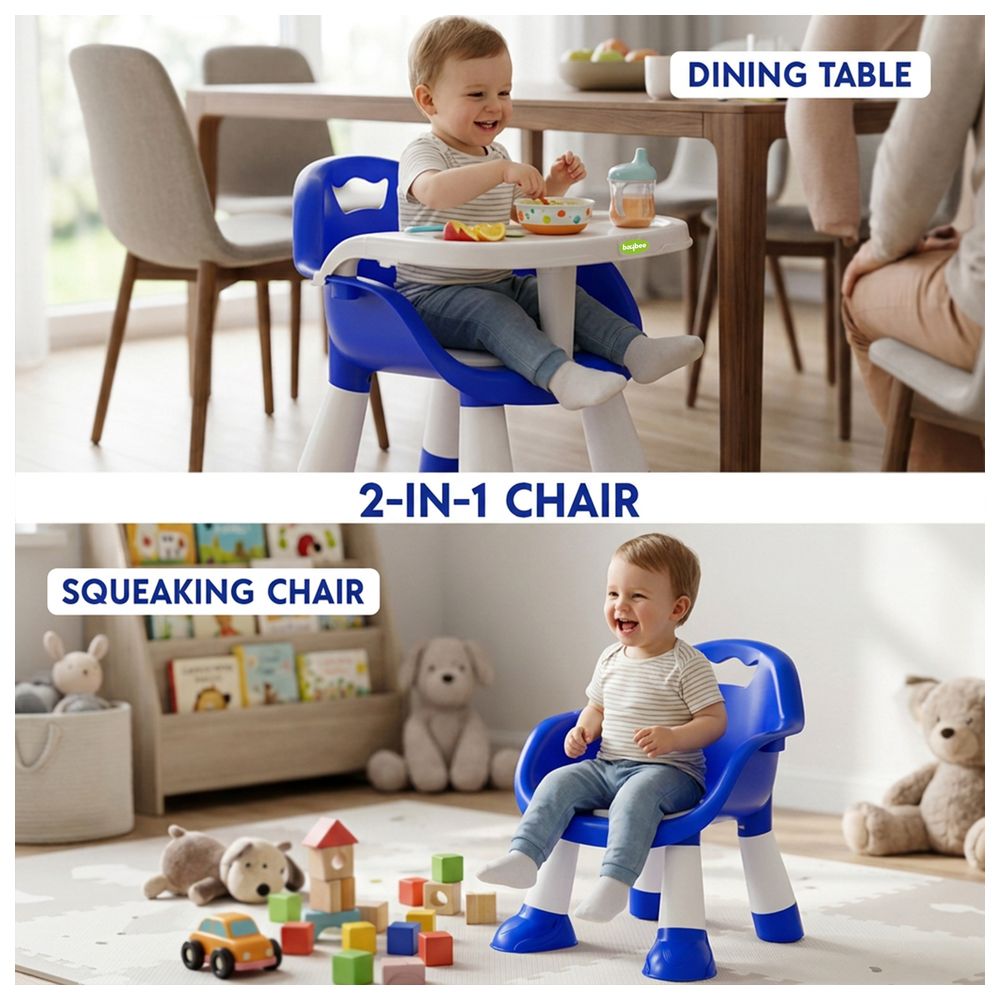 Baybee - Baby Portable Booster Seat With Feeding Tray