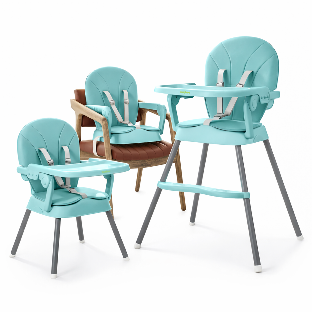 Baybee - 3 In 1 Convertible Baby High Chair