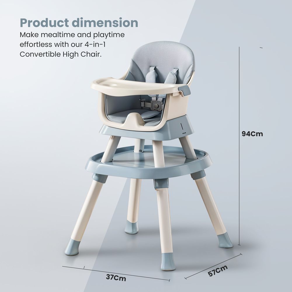 Baybee 6 In 1 Convertible Baby High Chair
