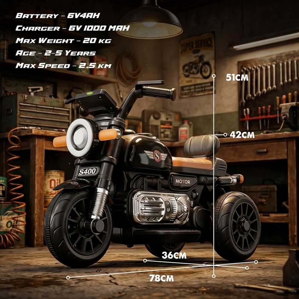 Baybee - Battery Operated Dravo Ride-On Bike